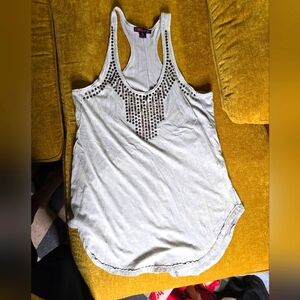 Rock & Roll Cowgirl Studded Tank Top